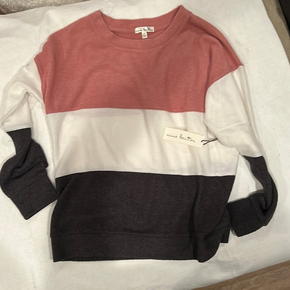 Cute crew neck soft sweater